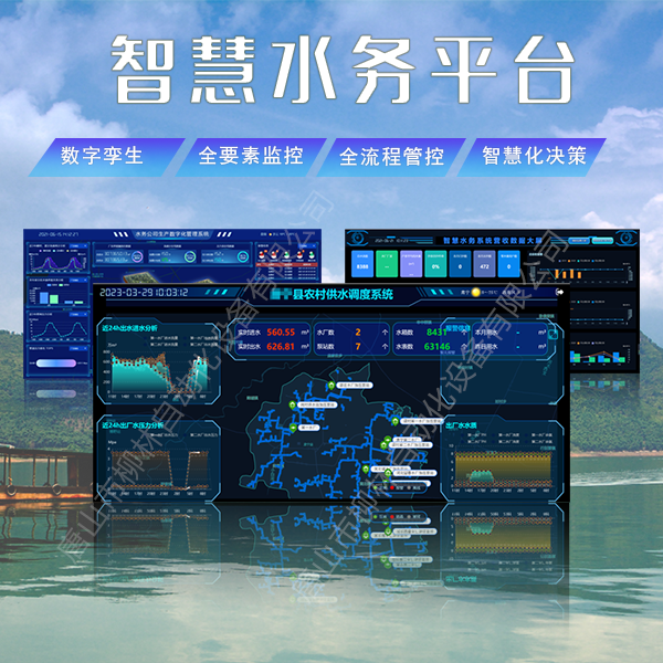 柳林智慧水務(wù)平臺(tái)界面