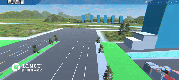 供水站水?dāng)?shù)字孿生界面1